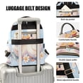 thumbnail image 4 of Cute Ducks Flowers Travel Laptop Backpack Casual Daypack Lightweight Bookbag Compartment for Business, 4 of 7