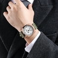 thumbnail image 2 of HBFAGFB Montre Femme Bracelet en Cuir Montre Mode Robe Confortable Rue Facile à Lire Vert, 2 of 3