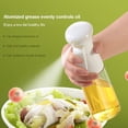 thumbnail image 6 of Oil Sprayer for Cooking Refillable Olive Oils Dispenser Spray Versatile Vinegar Spritzer Bottle Food Grade PET Oil Spray Bottle Plastic for Air Fryer Kitchen BBQ Salad Baking 7Oz/200ML White, 6 of 6