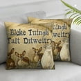 thumbnail image 3 of nygtbtfer Farm Farmhouse Pillow Covers Vintage Rustic Pillow Covers Square Animal Farmhouse Home Decor Pillow Cover Cushion Set of 2 (Wood Farm Set) 22x22in, 3 of 7