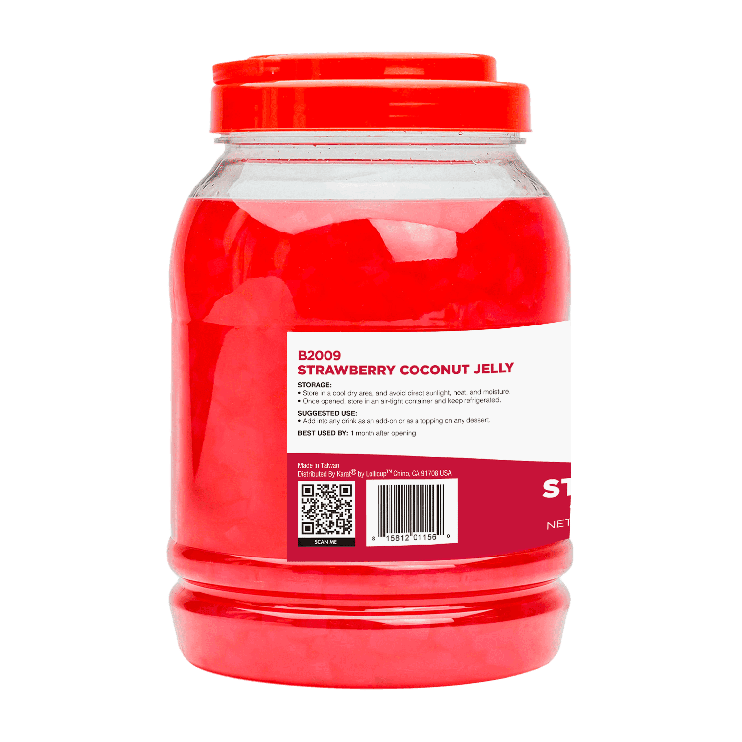 Tea Zone Strawberry Coconut Jelly (8.8 lbs)