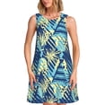 thumbnail image 1 of Disketp Hawaiian Style para Vestido sin Mangas para Mujeres, Vestidos de Verano para Mujeres, Casual y Holgado para la Playa, 1 of 7