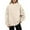 Z02_Beige, variant on GPOECD Women's Long Sleeve High Neck Crewneck Sweatshirt - Cozy Casual Pullover Top with Warm Athletic Comfort Fit Tunic for Everyday Wear Coffee,XL