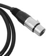 thumbnail image 3 of unbranded Cable De Micrófono Xlr Profesional 7 Pines Negro Para Y Estudio Con Conexión Macho A, 3 of 8