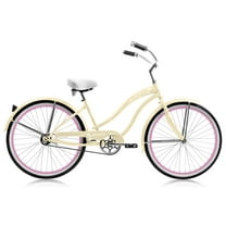 Micargi ROVER GX 26" Single Speed Stainless Steel Beach Cruiser Bike