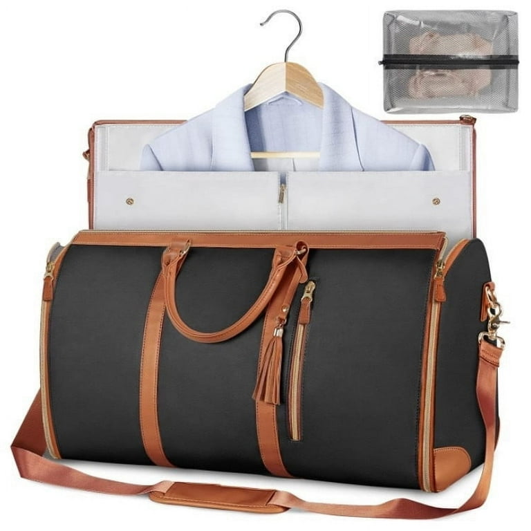 Canvas Leather Travel Bag Faux Leather Holdall Bag Buy THE - Main Image