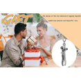 thumbnail image 3 of Mens Womens Couple Necklace Pendant Affectionate Hug Necklace For Couples--black-Product code 40003 black, 3 of 3