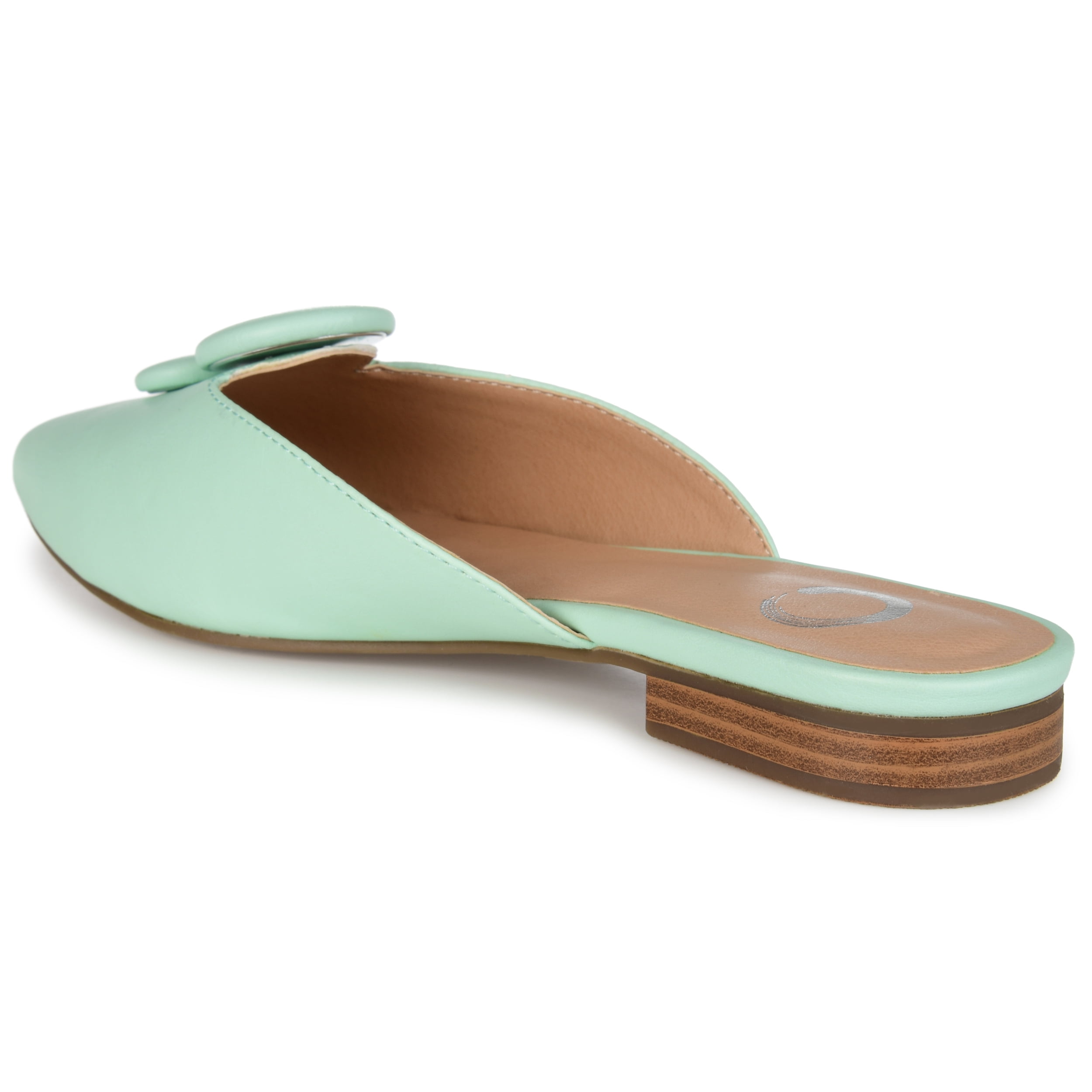 Journee Womens Mallorie Slip On Pointed Toe Mules Flats