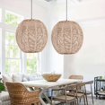 thumbnail image 5 of Lighting Rattan Lamp Cover Woven Chandelier Decorative Chandelier, 5 of 5