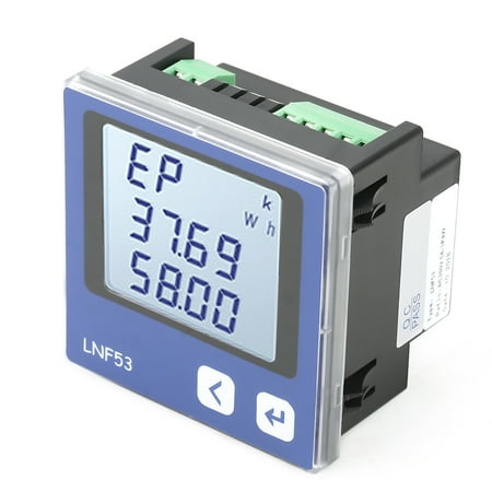 

Power Meter Lightweight Electric Power Meter With Pointer Type Dial Exquisite Workmanship For Home Audio Outdoor Recording Studio Daily Life