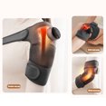 thumbnail image 6 of Neoyler Portable Heating Pad Knee Pads Wearable Heated Massager Cordless with Adjustable Heat and Massage Modes Rechargeable USB Warm Wrap for Knee Shoulder Back Black 10.9x5.9x2.2in, 6 of 6