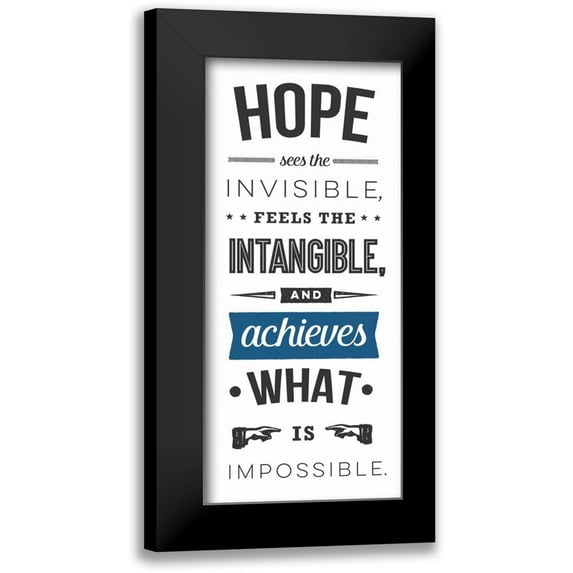 Perrenoud, Aubree 13x24 Black Modern Framed Museum Art Print Titled - Achieves - White