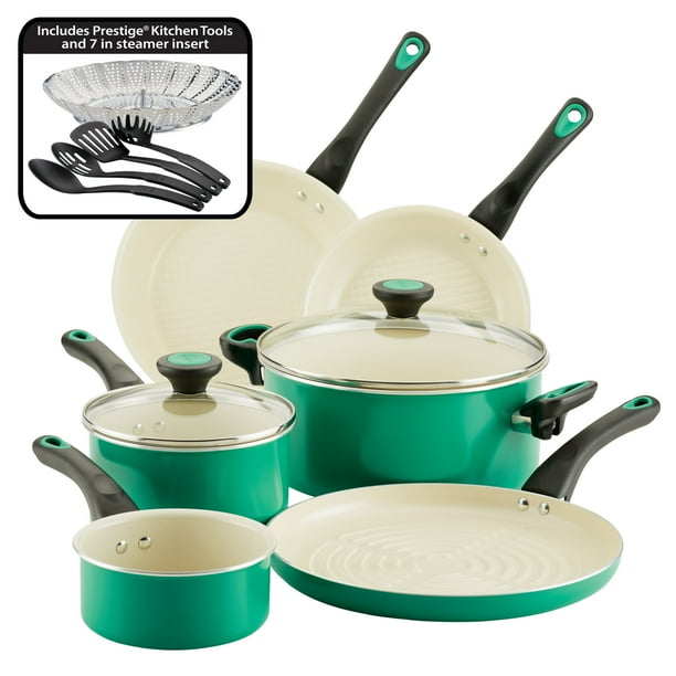 Go Healthy! by Farberware 13Piece Nonstick Pots and Pans Set, Cookware