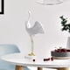 thumbnail image 4 of Escultura de grulla blanca, accesorio decorativo para bodas con estilo. B, 4 of 8
