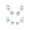 Silver, variant on Elli by Julie & Grace Elli by Julie & Grace Basic Round Crystal Stud Earrings 2er Set