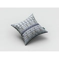 thumbnail image 2 of 26â€ Navy White Strips Indoor Outdoor Zippered Throw Pillow, 2 of 5