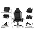 thumbnail image 2 of ViscoLogic TIGUAR High Back Sports Style Extra Padded Headrest Ergonomic Swivel Home Office Computer Gaming Chair, 2 of 17