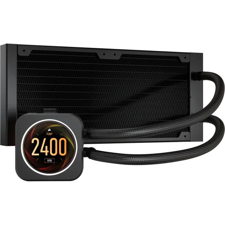 CORSAIR iCUE H100i ELITE LCD Display - Processor liquid cooling