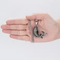 thumbnail image 5 of Fachoice Koi Carp Fish Pendant for Men Chinese Koi Fish Necklace, Lucky Fish Amulet Necklace Classic Goldfish Necklace Men’s Chinese Koi Carp Jewelry Silver Vintage Fish Animal Charm Necklace, 5 of 5