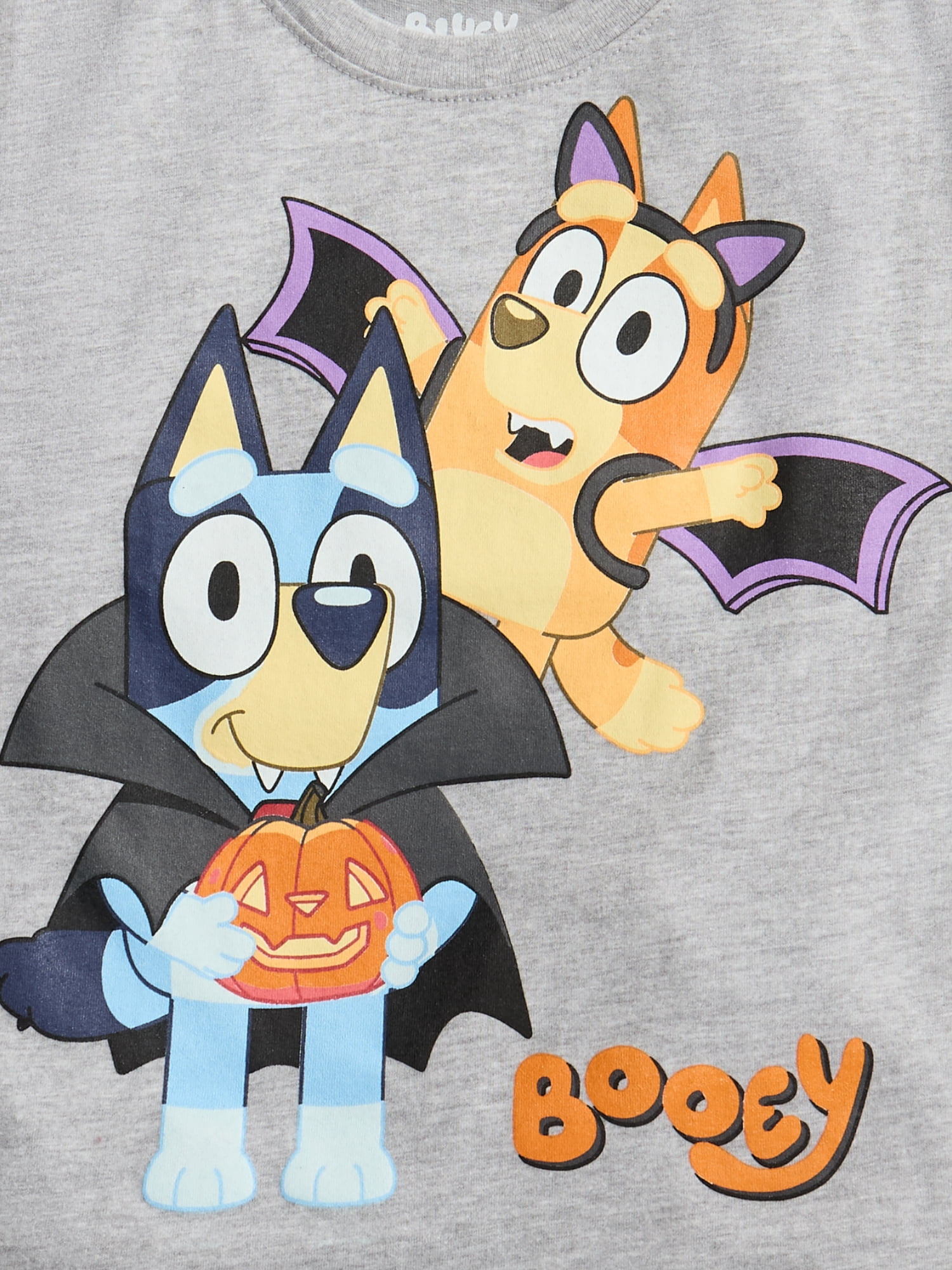 Bluey Toddler Girls Halloween Crewneck Tee with Short Sleeves, Sizes 12M-5T