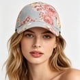thumbnail image 5 of MEICHEN Women's Fall Fashion Purple Butterfly and Botanical Floral Print Snapback Hat Summer Casual Sun Hat Baseball Cap for Graceful Women, 5 of 8