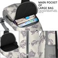 thumbnail image 4 of Crossbody Sling Backpack for Women Men Turtle Shape Shoulder Sling Crossbody Casual Chest Bag for Travel Sports Running Hiking, 4 of 6