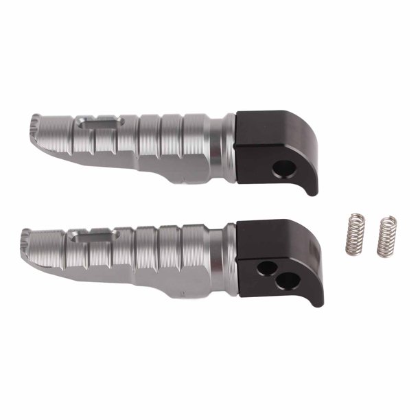 Par de pedales de aleación de aluminio con estriberas traseras aptos para MT‑10 MT‑09 MT‑07 Tracer900 FZ6 Jadeshay A