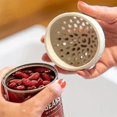 thumbnail image 2 of 1pc/1set, Silicone Can Filter, Multifunctional Mini Colander, Food Mesh Can Drainer, Multifunctional Can Colander, Mini Kitchen Strainer, Portable Silicone Can Drainer, Home Kitchen Accessories, 2 of 5