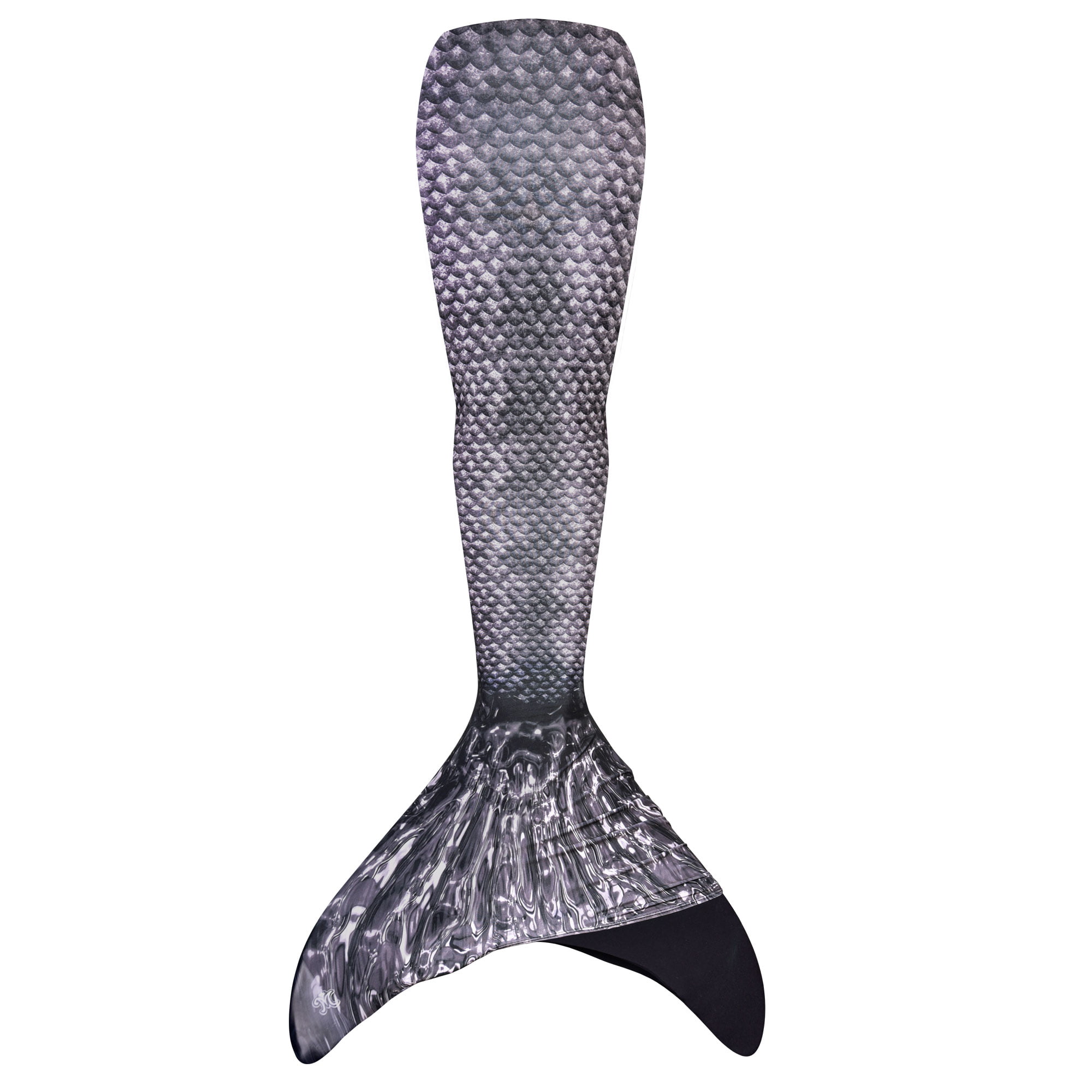 BE FINE Mermaid Tail with Monofin for Swimming,Mermaid Fins for Kids and Adults Black 
