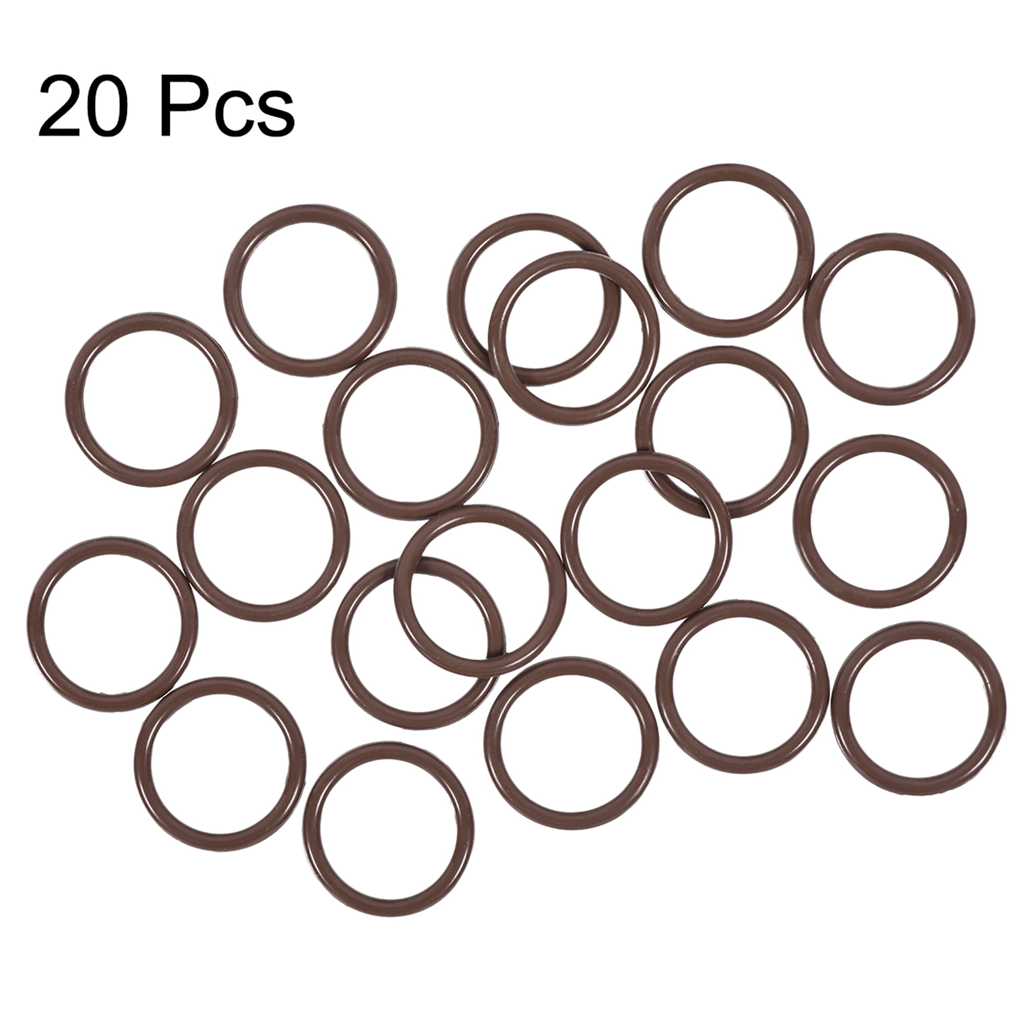 Rubber Washers Gasket Set Kit 16.8mm Seal Assorted Plumbing Pack of 100 