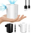 thumbnail image 1 of YCYHDS Small Portable Ultra-Mini Pump With 1300mAh Battery USB Rechargeable To Inflate Deflate For Pool Floats Bed Mattress Vacuum Storage Bags Clearance Sales Today Deals Prime, 1 of 9
