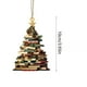 thumbnail image 2 of Colgante de Árbol de Navidad para Coche - Adorno Acrílico para El Hogar, Coronas, Chimeneas y Decoración Del Coche - Regalo Navideño para Hombres, Mujeres, Familiares y Amigos, 2 of 2