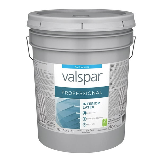 Valspar Contractor Professional Flat Tintable Light Base Acrylic Latex
