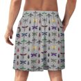 thumbnail image 2 of NICKSUN Shorts de Pyjama Amusants pour Hommes, Bas de Pyjama Courts Doux avec Poches, Insectes Mignons, m, 2 of 6