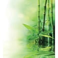 thumbnail image 3 of Ambesonne Japanese Duvet Cover Set, Spa Themed Trees and Blurs, 2-Calking, Pale Yellow Green, 3 of 6