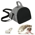 thumbnail image 4 of Hamster Carrier, Small Pet Supplies Pouch Guinea Travel Bag Bunny Squirrel Chinchilla Outdoor Tote for Outdoor Hiking Travel Walking , L L, 4 of 10