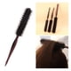 thumbnail image 5 of Cepillo de pelo de cerdas de jabalí naturales, peine para el cabello, cepillo redondo pequeño con rodillo, peine de viento para 235 cm de longitud, 5 of 9