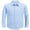 Light Blue, variant on Arshiner Boys Long Sleeve Dress Shirt Button Down Shirts Formal School Uniform Shirt