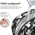 thumbnail image 7 of Gothic Starry Night Lunch Box for School - Constellation Design with Moon/Sun, Insulated Reusable Bag, Leakproof Cooler with Mesh Pocket & Zipper, 7 of 7