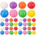 thumbnail image 1 of 40 piezas de mini bolas de lotería de plástico para sorteos, bolas de plástico de colores para juegos, 1 of 3