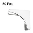 thumbnail image 3 of Unique Bargains Metal Book Corner Protectors Edge Cover Guard 22 x 22 x 6mm Silver Tone 50Pcs, 3 of 4