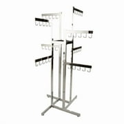 Econoco K88 4-Way Handbag Rack With 4 Straight Arms And 4 Twist-on Straight Arms
