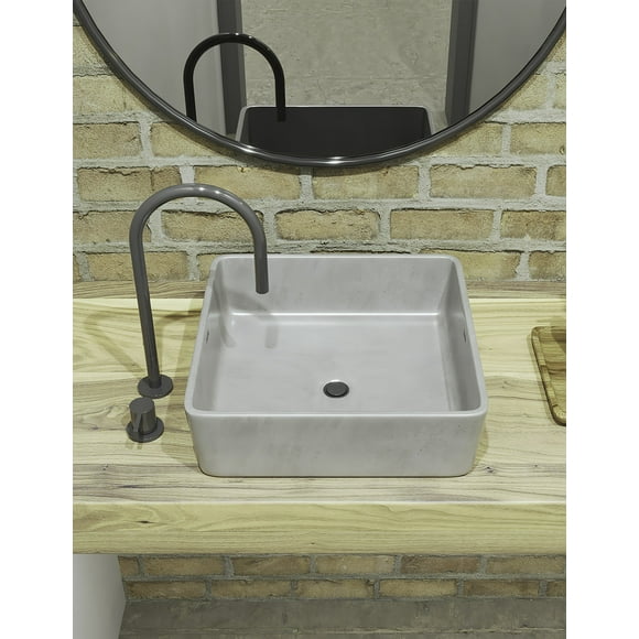 Lavabo Neru BANTÉ DE CONCRETO COLOR GRIS