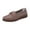 Brown, variant on Fesfesfes Shoes for Women Round Toe Versatile Flat Shoes Soft Bottom Large Size Casual Color Shoes Synthetic Shoes 38(6.5)