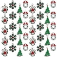 thumbnail image 3 of 28 colgantes navideños para collares y pulseras (árbol de Navidad, copo de nieve, campana, guirnalda), 3 of 8