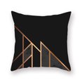 thumbnail image 5 of CAROOTU Housse de Coussin Motif Noir Or Moderne Géométrique Décoratif, 5 of 5
