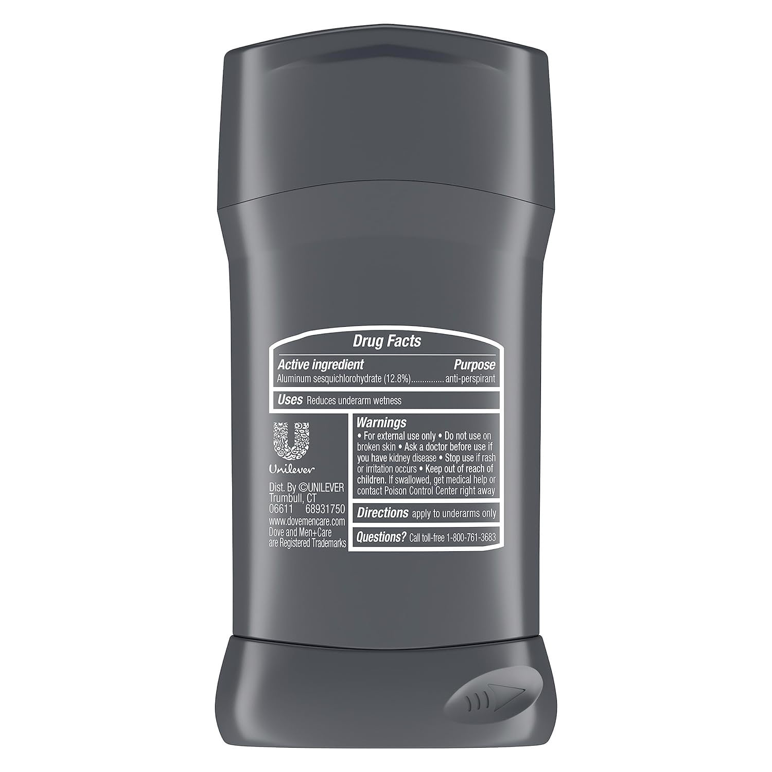 Dove Men+Care Antiperspirant Deodorant Stick Clean Comfort 4 Count 72-Hour Sweat & Odor Protection Antiperspirant for Men With 1/4 Moisturizing Cream 2.7 oz