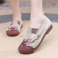 thumbnail image 7 of Willtoo Womens Orthopedic Shoes Flower Embroidered Arch Support Tennis Shoes Breathable Non Slip Slip on Work Shoes Knitted Mesh Stretch Soft 2026 Foam Shoes, 7 of 7