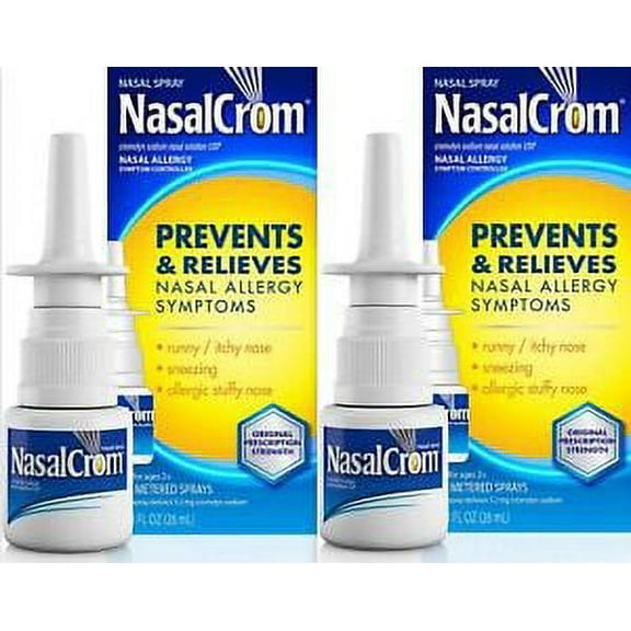 Nasalcrom Nasal Allergy Symptom Spray 0.88 oz ( Pack of 2 ) GERIMED