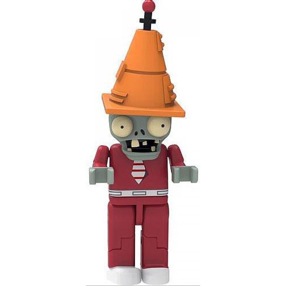 Plants vs. Zombies Series 1 Future Conehead Zombie Minifigure [No